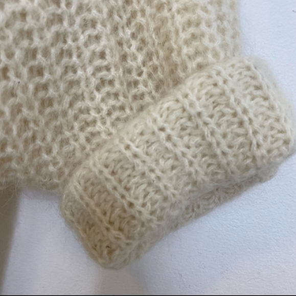 Vintage Mohair blend knit sweater - Picture 3 of 6